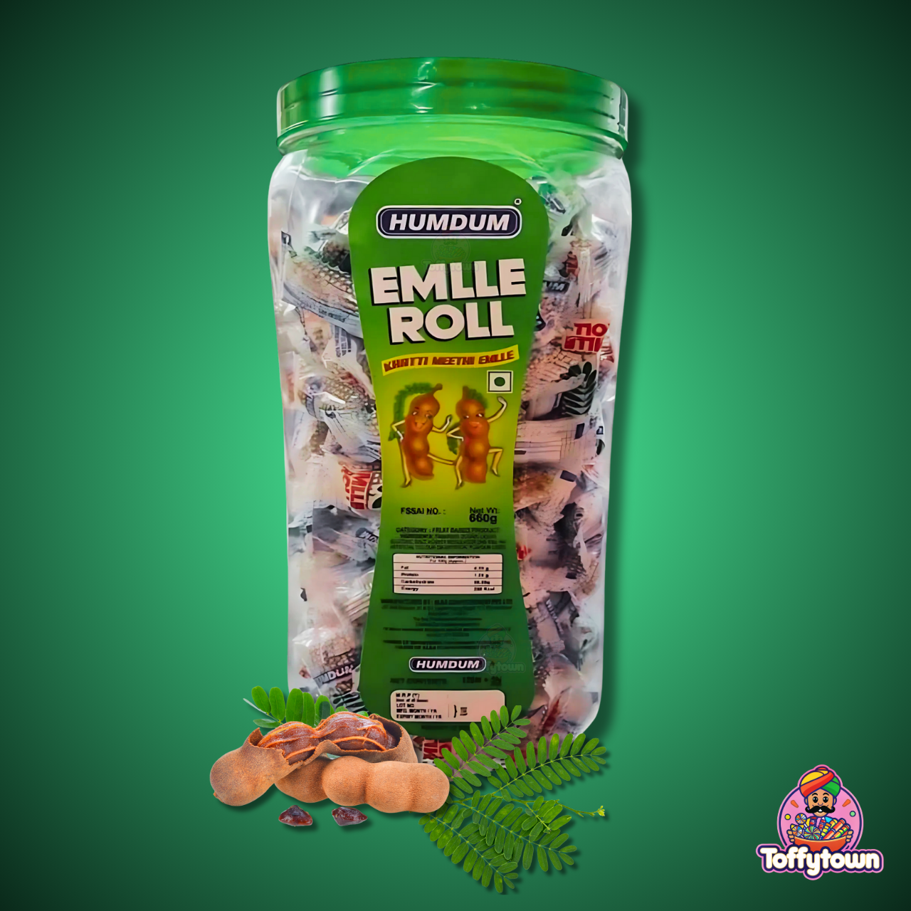 Humdum Imli Roll Candy | Pack of 20 | Toffytown