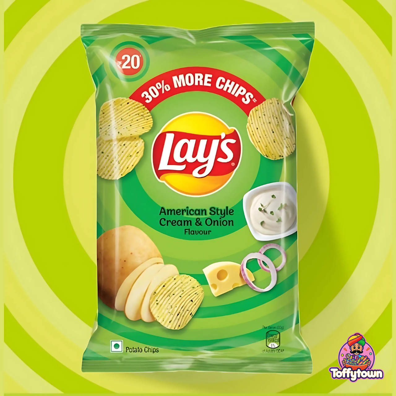 Lays Cream & Onion | Toffytown