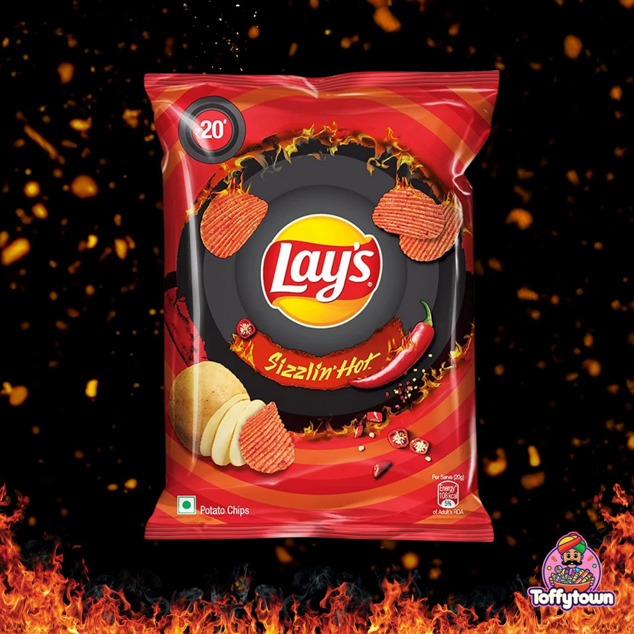 Lays Sizzlin Hot | Toffytown