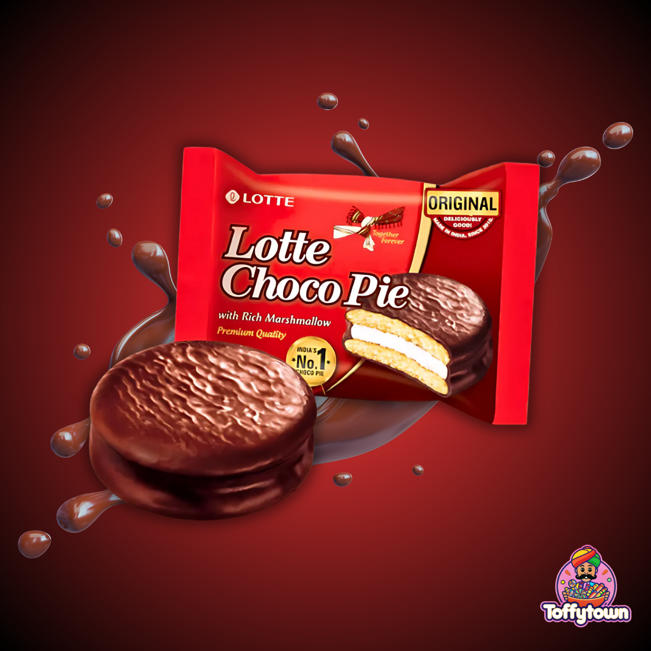 Lotte Choco Pie | 28g | Toffytown