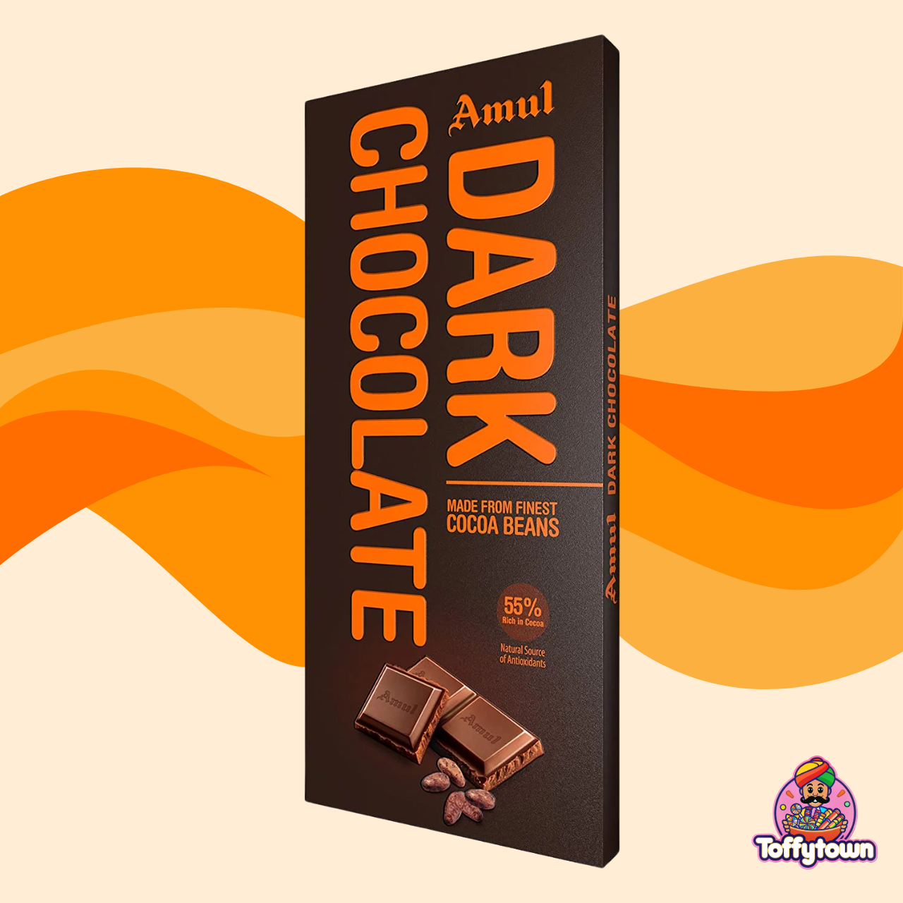 Amul Dark Chocolate |150 g | Toffytown