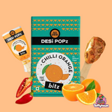 Chilli Orange + Spicy Lolipop | Pack of 5 | GoDesi Popz | Toffytown