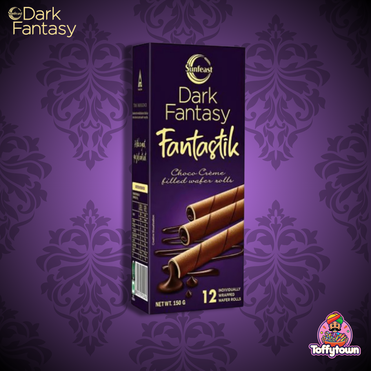 Dark Fantasy Choco Sticks | 150g | 12 sticks per box