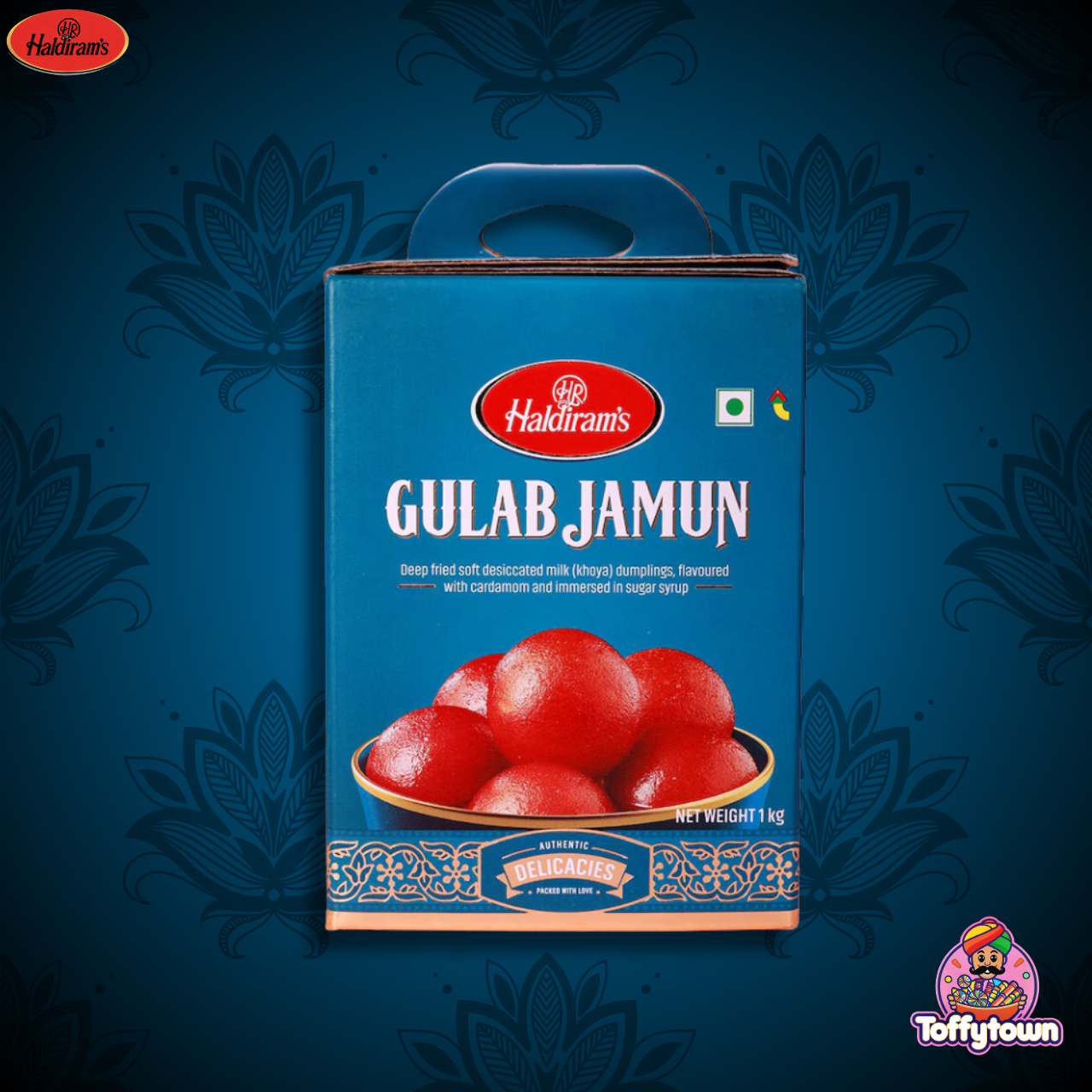 Haldiram Gulab Jamun | 1Kg Jar | Toffytown