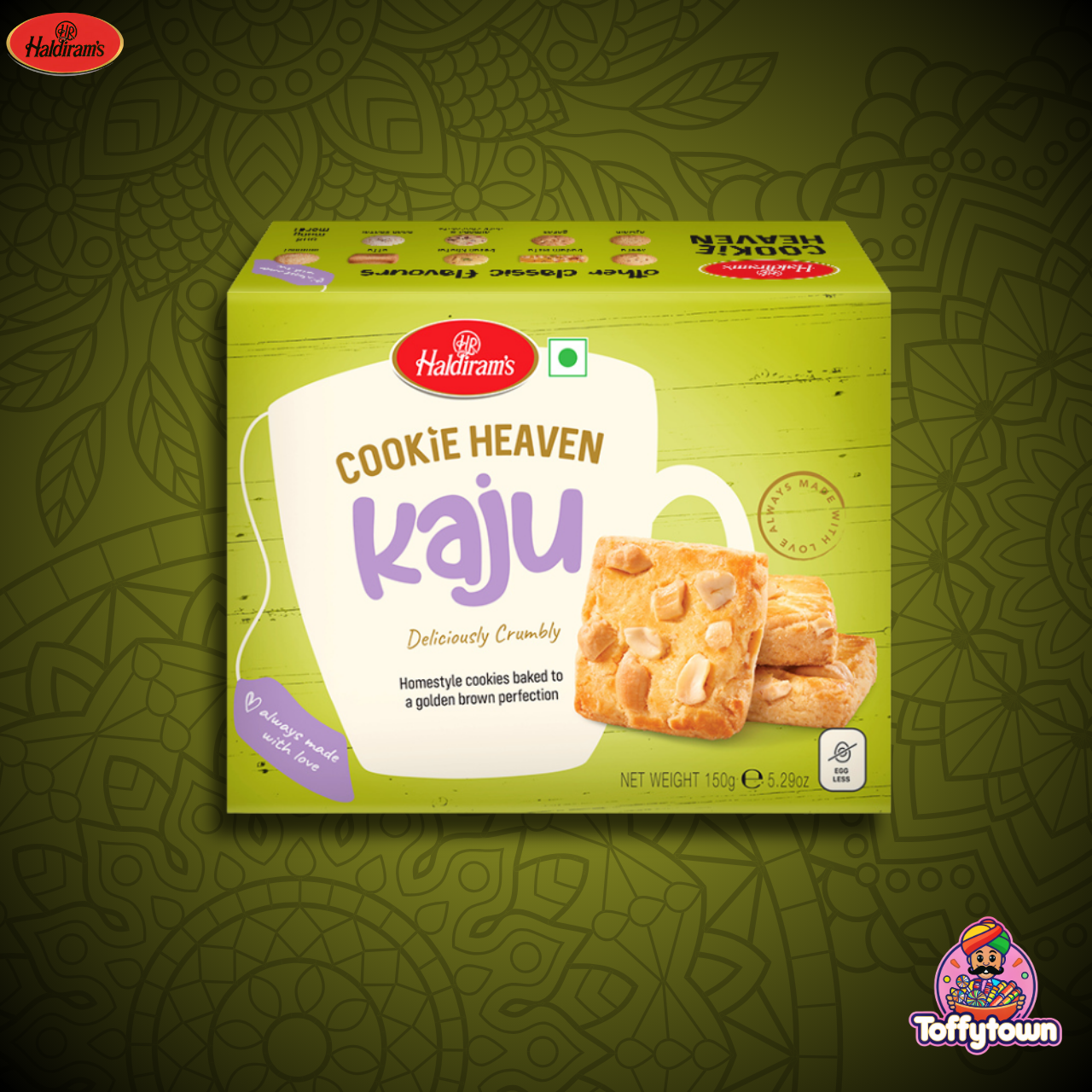 Haldiram Kaju Cookies | 150g | Toffytown